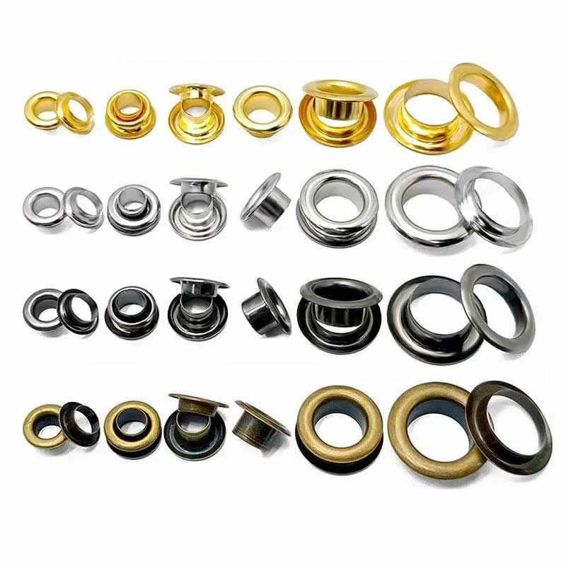 Metalliset silmukat paperille